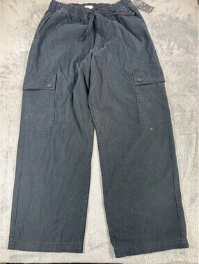 Original Use Women's Cargo Baggy Work Carpenter Pants Black Size Medium NWT